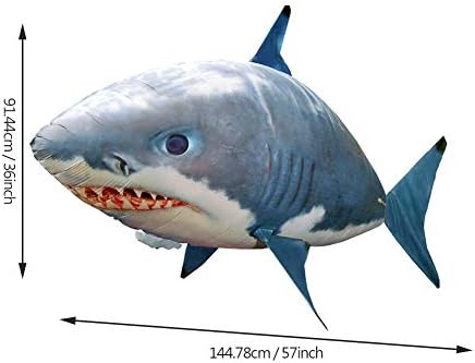 שלט רחוק עף כריש מנופח מתנפח בלון צעצוע כריש דגי ליצן ילדים מתנה ספק