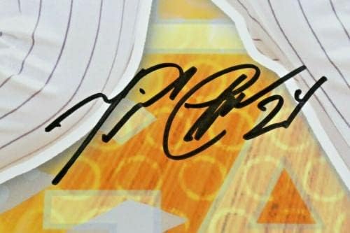 2007 מיגל קבררה חתמה על פוסטר אול סטאר עם מדבקת אימות MLB - תמונות MLB עם חתימה