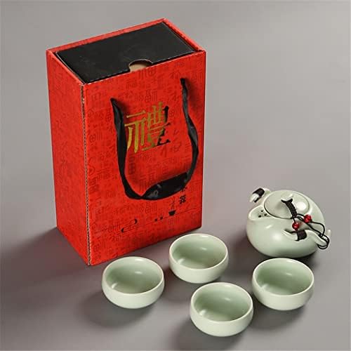 ZLXDP תה סיני מתנה לטיול תה תה Kung Fu SET SET POREPOT PORCEAT PORCEAN TEASET כוסות תה GAIWAN של מתנות כלי תה מתנות