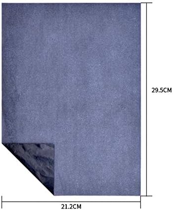 Edoblue 50 גיליונות נייר העברת פחמן - נייר מעקב כחול לעץ, נייר, בד ומשטחי אמנות אחרים