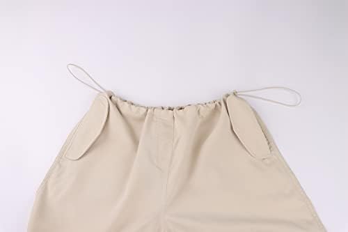 מכנסי מטען עם מותניים נמוך מותניים נמוך מכנסי מטען מכנסי מצנח רגל רחבים מדי מזדמנים מכנסי טרנינג ג'וג'ר מכנסי טרנינג.