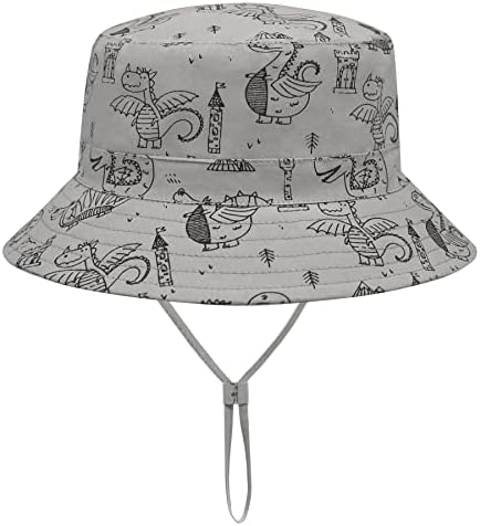 תינוק שמש כובע תינוק ילד כובעי פעוט כובע עד 50 + דלי כובע עבור תינוק בנות תינוקות חוף כובע עם רחב ברים ילדים כובעים