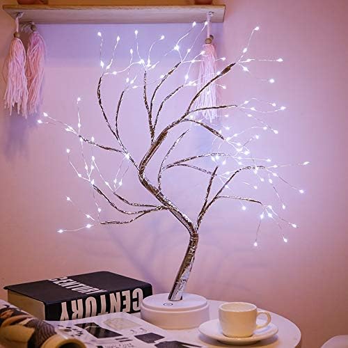 20 שולחן עץ לילה אור נחושת חוט, עשה זאת בעצמך מלאכותי אור מנורת שולחן קישוט חג המולד בית מתנה לחתונה פסטיבל חג