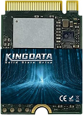 Kingdata 512GB M.2 2230 NVME PCIE SSD GEN 4.0x4 - כונן מצב מוצק פנימי תואם ל- PS5, סיפון קיטור, משטח מיקרוסופט, אולטרה -אולטרה, מחשב נייד, שולחן עבודה