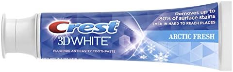 קרסט משחת שיניים נגד פלואוריד לבן 3 ד ' ערך טרי ארקטי, 4.1 גרם