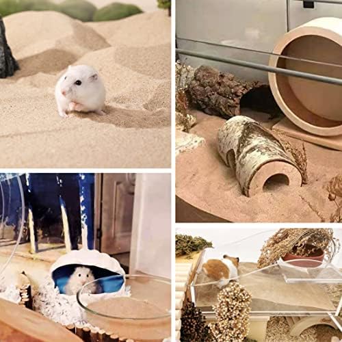 אוגר אמבטיה חול, 7.7 ליברות אבק משלוח מדבר חול או בסיר המלטת חול עבור אוגר צ ' ינצ ' ילות הגרביל סורי עכברים בעלי חיים קטנים