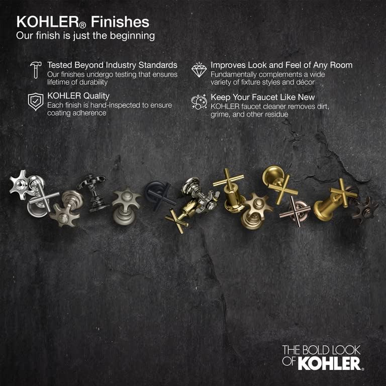 KOHLER K-1893-C-2BZ-SHILL-SHELL SOAP SOAP/RETION מתקן עם עיצוב מעבר, ברונזה שפשפת שמן