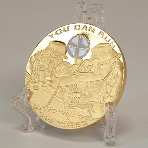 ספוט חיילים חוסמים זרים מטבעות הנצחה מצופה זהב אוסף מטבעות זהב מטבעות יורה אוסף מטבע זיכרון מטבע זיכרון