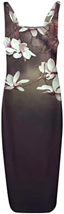 פרגרן קיץ מקסי שמלה, אופנה נשים מקרית מוצק צבע קלע סוודר שרוולים רזה שמלה