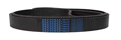 D&D Powerdrive 5VX1500/03 חגורה פס 5/8 x 150 OC 3 פס, גומי