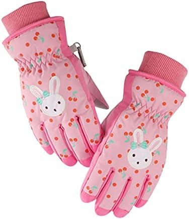 ילדי חורף סקי כפפות חם כפפות חם חמוד מודפס כפפות רכיבה כפפות ילדים עמיד למים כפפות כפפות כפפות