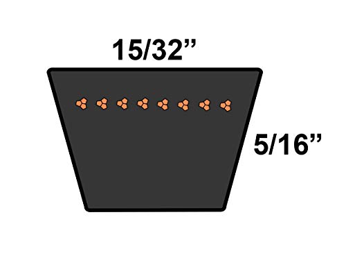 D&D Powerdrive 8326 V חגורה, גומי