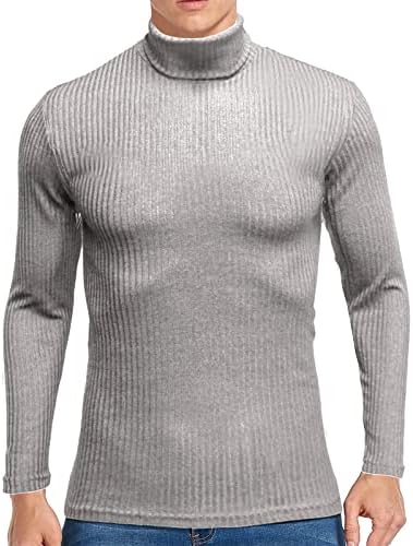 חולצות טריקו צווארון גולף גברים של גברים סוודר שרוול ארוך סוודר סוודר בסיסי עוצב