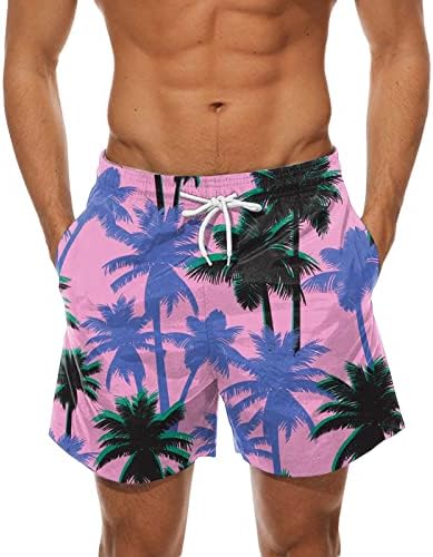 Beuu Mens Hawaiian Beach Short