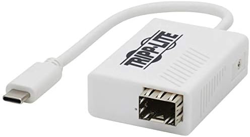 Tripp Lite USB C 3.1 ל- Fiber GBE מתאם Ethernet פתוח יציאת SFP SMF/MMF LC