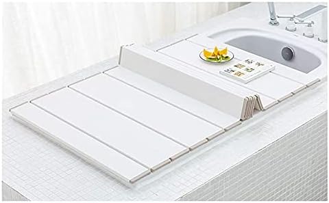 כיסוי בידוד אמבטיה לבנה של סוגודיו, כיסוי קיפול אמבטיה פשוט לרוב אמבטיות בגודל סטנדרטי מגש אמבטיה מתקפל