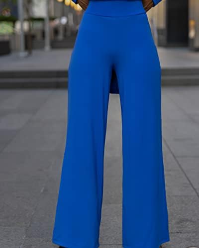 מכנסי הסריגה הכחולים החשמליים של הנשים על ידי @אייסאטדיאלו