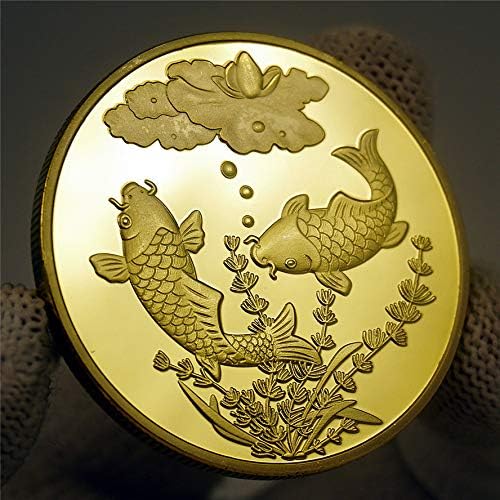 מטבעות זהב קוי קוי סיני אוסף מטבעות זיכרון מטבעות מזל זהב וכסף אוהבים מטבעות שנה חדשה