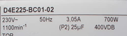 D4E225-BC01-02 230V 3.05A 700W 1100 סלד מאוורר קירור