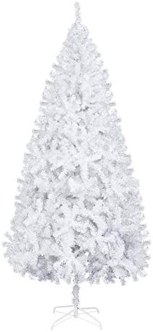 עץ חג מולד מלאכותי של CyayQ לבן, עץ חג המולד האיכותי של הרכבה קלה עם עמדת מתכת, קישוט חג למשרד ביתי